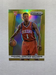 Michael Carter-Williams 2013-14 Panini Prizm Gold Prizms /10 RC Rookie 76ers SP