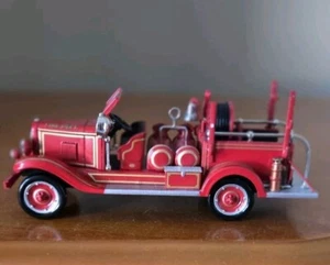 Vintage 2003 Hallmark Keepsake Ornament-1929 Chevy Chevrolet Fire Truck Diecast - Picture 1 of 6