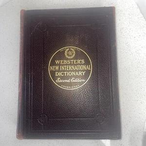 Webster's New International Dictionary Second Ed. Unabridged 1949 Red Cover - Picture 1 of 18