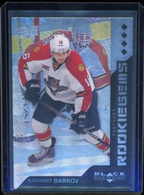 2013 UD "black diamond" ALEKSANDER BARKOV rookie RC panthers QUAD - Image 1 of 2