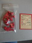 Settlers Of Catan Red Replacement Pieces 4 Cities 5 Settlements 15 Roads Card