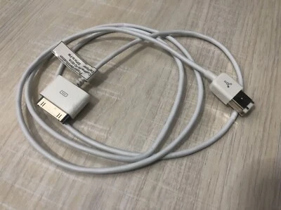 OEM Original Apple iPod 30Pin to FireWire 400 Cable Cord  (M9127G/A) 1.2M - Image 1 of 4