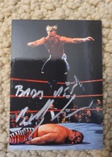 1998 Comic Images WWF Superstarz Billy Gunn On Card Auto DX New Age Outlaws