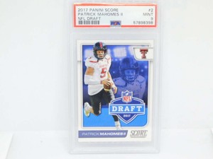2017 Panini Score NFL Draft Rookie RC #2 Patrick Mahomes II Kansas City Chiefs M
