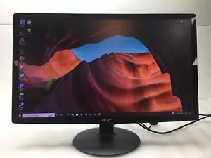 Acer S240HL 24" Widescreen 1080p Grade B LED LCD Monitor NO Adapter NO Cable - Picture 1 of 11