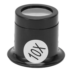 (10X)Loupe De Bijoutier Loupe 'oeil De Bijoutier Lumineux Loupe Portable - Foto 1 di 12