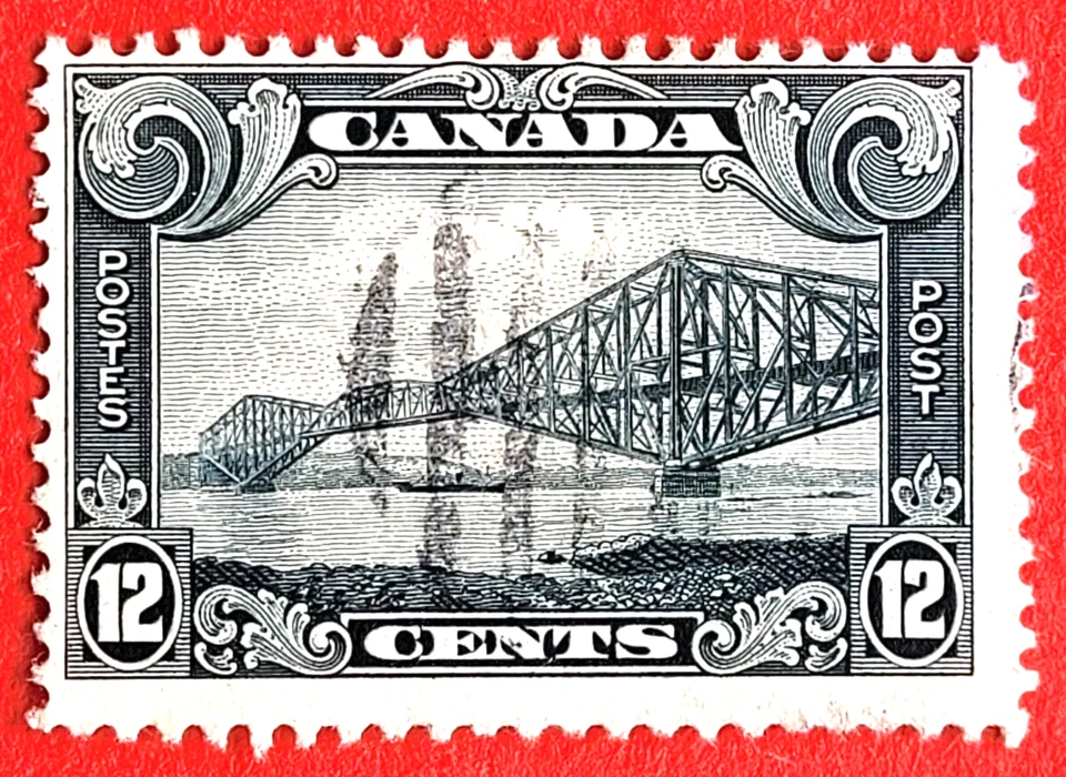 Канадская марка 156 «Квебекский мост» б/у - Изображение 1 из 1