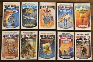 Perry Rhodan Book Lot 60-69 Paperback Books Vintage Science Fiction 1974 - Picture 1 of 11