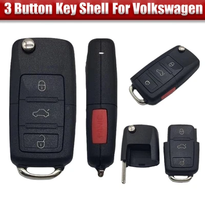 Cubierta de carcasa de llavero de coche de repuesto de 1 pieza para Volkswagen Passat Beetle 1998-2001 Foto 1 de 4