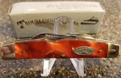 Troublesome Creek 7034082, 3-1/2", Congress Cinnamon Swirl Celluloid, 4-Blds,NEW