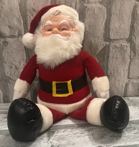 Vintage 1984 DAKIN 12" Santa Claus Plush with Rubber Face - Picture 1 of 12