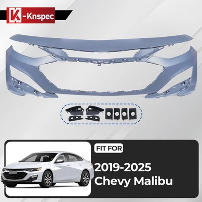 New Primed Front Bumper Cover For 2019-2021 Chevrolet Malibu 84543709 — 第 1/4 张图片