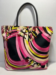 Auténtico Bolso de Mano Emilio Pucci Cuero Pana Rosa Hombro Para Mujer - Imagen 1 de 8
