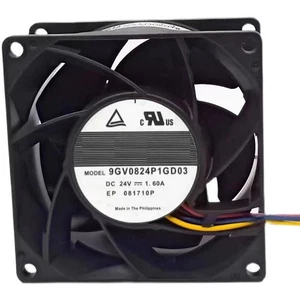 For Sanyo 9GV0824P1GD03 80*80*38mm DC24V 1.60A Inverter Cooling Fan 4-Wire - Afbeelding 1 van 1