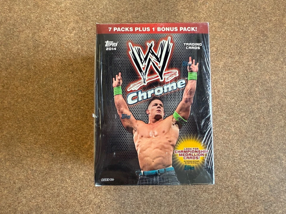 2014 WWE WWF Topps Chrome  WWE Wrestling 2014 Sealed Blaster Box - Image 1 of 4