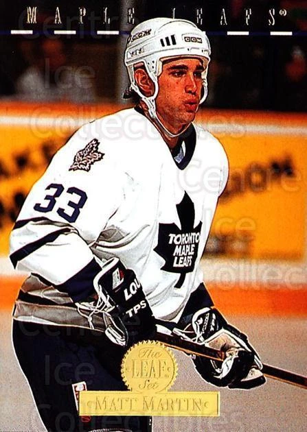 1994-95 Leaf #159 Matt Martin - Image 1 of 1