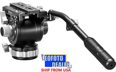 Leofoto BV-20K (Knob Clamp) Pro Fluid Video Head with Arca Plate - Image 1 of 4