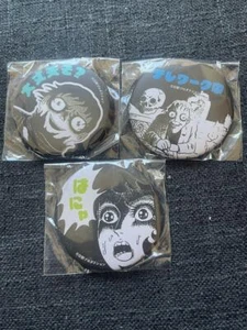 Hino Hideshi Button Badges 3 types unopened Horror Managa - Picture 1 of 1