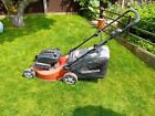 Mountfield petrol lawnmower with grass bag spares or repair.