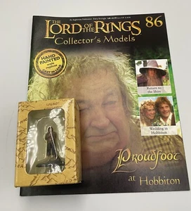 Eaglemoss Lord Of The Rings Lead Figure & Magazine #86 Proudfoot At Hobbiton - Picture 1 of 9