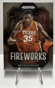Kevin Durant 2023-24 Prizm Draft Picks Fireworks CARD#17 Insert Texas Longhorns - Picture 1 of 2