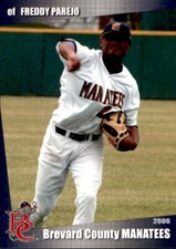 2006 Brevard County Manatees Grandstand #26 Freddy Parejo Venezuela VZ Card