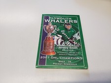 JS15 Plymouth Whalers 2007/08 Minor Hockey Pocket Schedule - Remerica