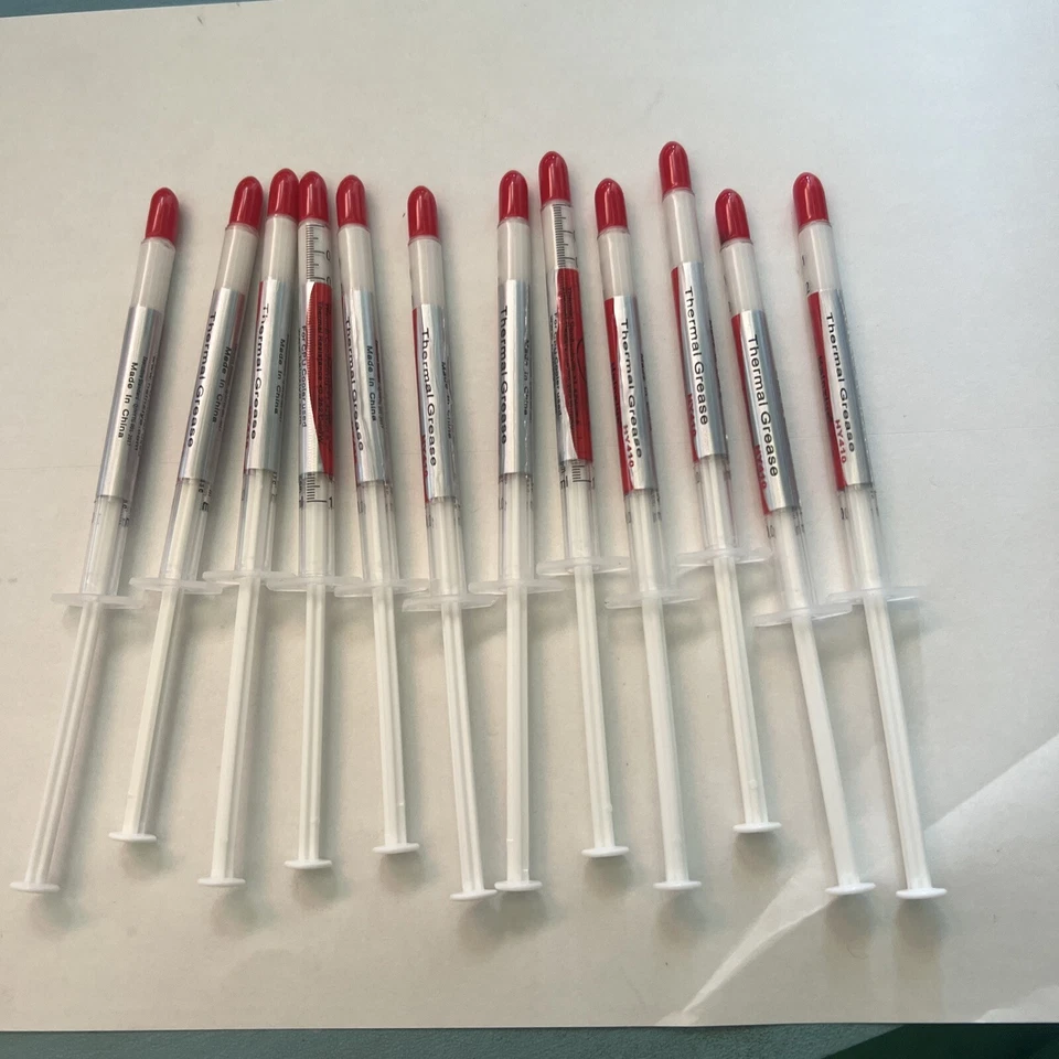 12 x HY410 White 1g Slim Tube Thermal Grease Paste 0.925 W/m-k for LED CPU etc - Image 1 of 1