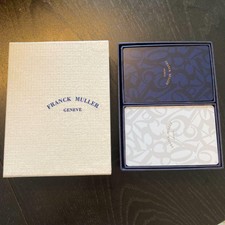 FRANCK MULLER 2 Decks of Playing Cards in Box Promo Gift New