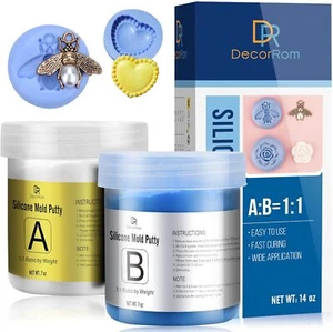 Silikonkitt - 7/8 Pfund Flexibles Formenbauset für Wiederverwendbare 400g - Bild 1 von 7
