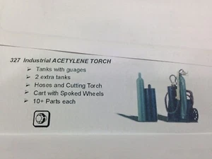 KIT de antorcha de corte de acetileno acabado personalizado # 327 HO 1:87 con carro - Imagen 1 de 2