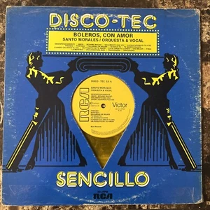 SANTOS MORALES ORQUESTA Y VOCAL -DESESPERADAMENTE AMOR- 1979 MEX LP YELLOW WAX - Picture 1 of 5