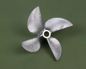Rc Propeller CNC Machined 4 blades Alloy 6717 For 6.35mm 1/4" Prop Shaft Rc Boat - Picture 1 of 1