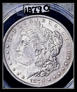 🪙 1879-O | MORGAN DOLLAR (LOW MINTAGE= 2,887,000) AU++ | GOOD DATE | CIR.  🇱🇷 - Picture 1 of 14
