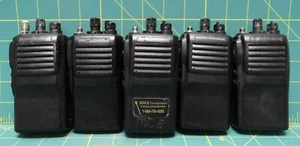 Lot of 5 Vertex Standard Co. Handheld Two-Way Radios VX-417-4-5 With Batteries - Picture 1 of 12