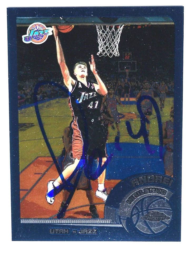 ANDREI KIRILENKO UTAH JAZZ SIGNED CARD BROOKLYN NETS MINNESOTA TIMBERWOLVES - Image 1 of 1