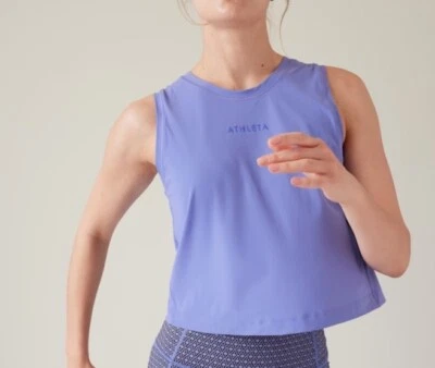 Camiseta sin mangas Athleta L Ultimate Muscle para mujer talla grande azul Adonis (púrpura) Foto 1 de 4