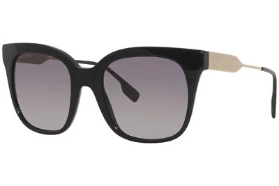 Burberry Evelyn BE4328 300111 Sunglasses Women's Black/Grey Gradient 52-mm - Image 1 of 4