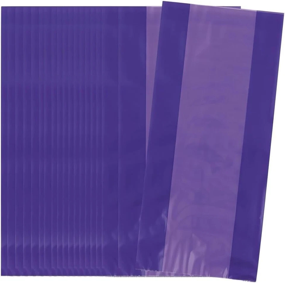 Bolsas de celofán púrpura, 30 quilates, bolsas de fiesta Foto 1 de 1