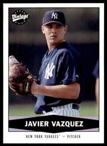 2004 Upper Deck Vintage Update Javier Vazquez New York Yankees #462
