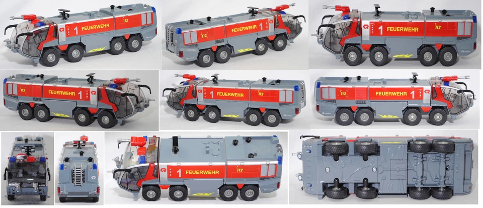 Siku Super 2105 FLF Rosenbauer PANTHER 8x8 MA-5, Flugfeldlöschfahrzeug, Umbau - Bild 1 von 1