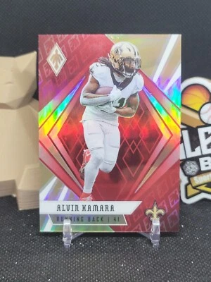 Alvin Kamara 2020 Panini Phoenix Red New Orleans Saints #11 /299 (CBR) - Image 1 of 2