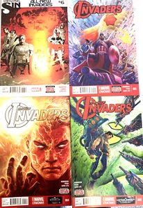 ALL NEW INVADERS. NUMBER'S 3-6. (4 HIGH GRADE ISSUE 2014 LOT). - Picture 1 of 21