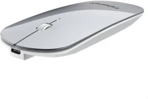Bluetooth Mouse, Slim Mini Portable Flat Travel Wireless Mouse Rechargeable Quie - Picture 1 of 9