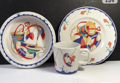 Tiffany And Co. Child’s Sailor Dishes - Image 1 of 4