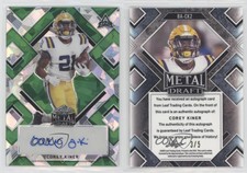 2022 Leaf Metal Draft Green Crystals /5 Corey Kiner #BA-CK2 Auto