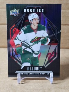 2022-23 Upper Deck Allure MATT BOLDY Rookie Black Rainbow #114