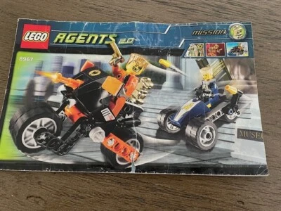  LEGO 8967 Agentes Diente de Oro Escapada Manual de Instrucciones Solo Sin Legos Foto 1 de 3