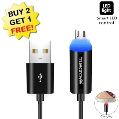 ✅ 6FT TrueProve Charge Cable for Nook and Nook Color Tablets Smart LED Charging  - Image 1 of 4