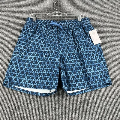 Pantalones Cortos Old Navy Para Hombre Medianos Azul Negro Natación 7" Entrepierna Nuevos con Etiquetas Nuevos con Etiquetas Foto 1 de 4